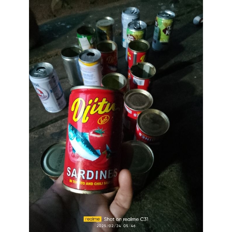 

KALENG BEKAS SARDEN/7PCS