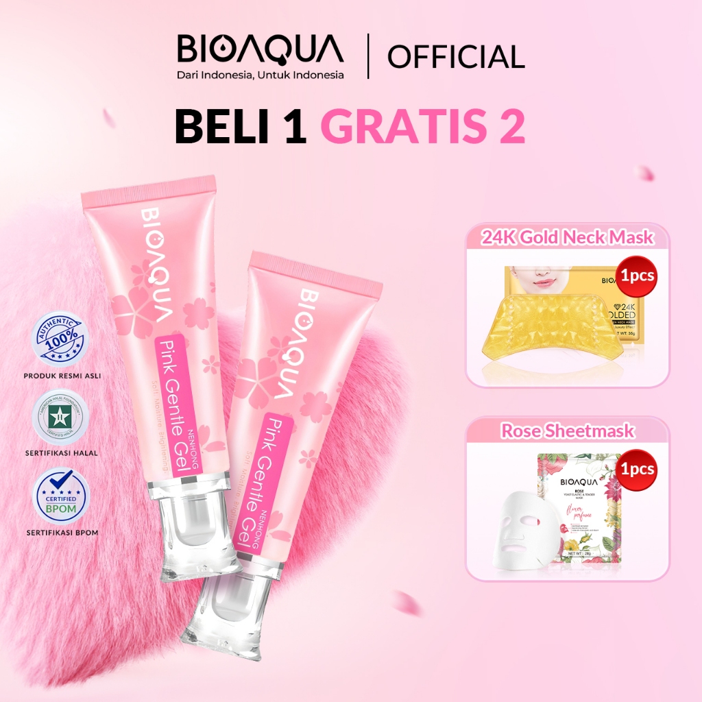 Bioaqua Cosmetics NENHONG Cream 30g pemutih ketiak underarm cream perawatan miss v pencerah bibir hi