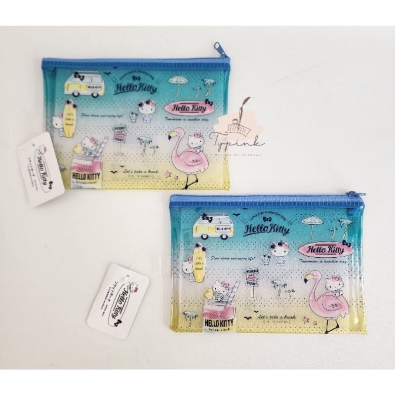 

HELLO KITTY ZIPPER BAG CASE POUCH 20cm x 14.5cm TEMPAT PENCIL SANRIO DAISO