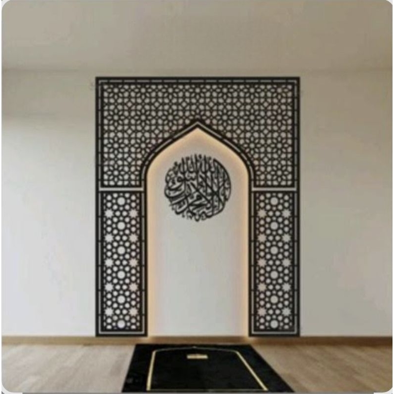 Mihrab musholla minimalis