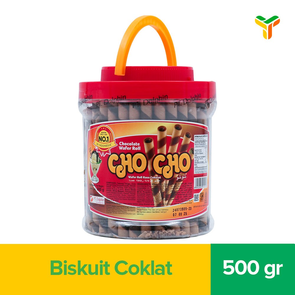 

Cho Cho Wafer Stick Chocolate Tpls 500Gr