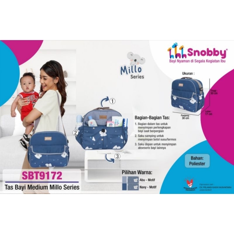 Snobby Tas Perlengkapan bayi Medium