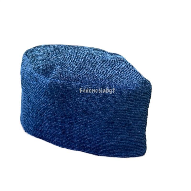 Peci Kopiah murah Songkok Polos Ukuran Anak Dewasa Peci lemas biru