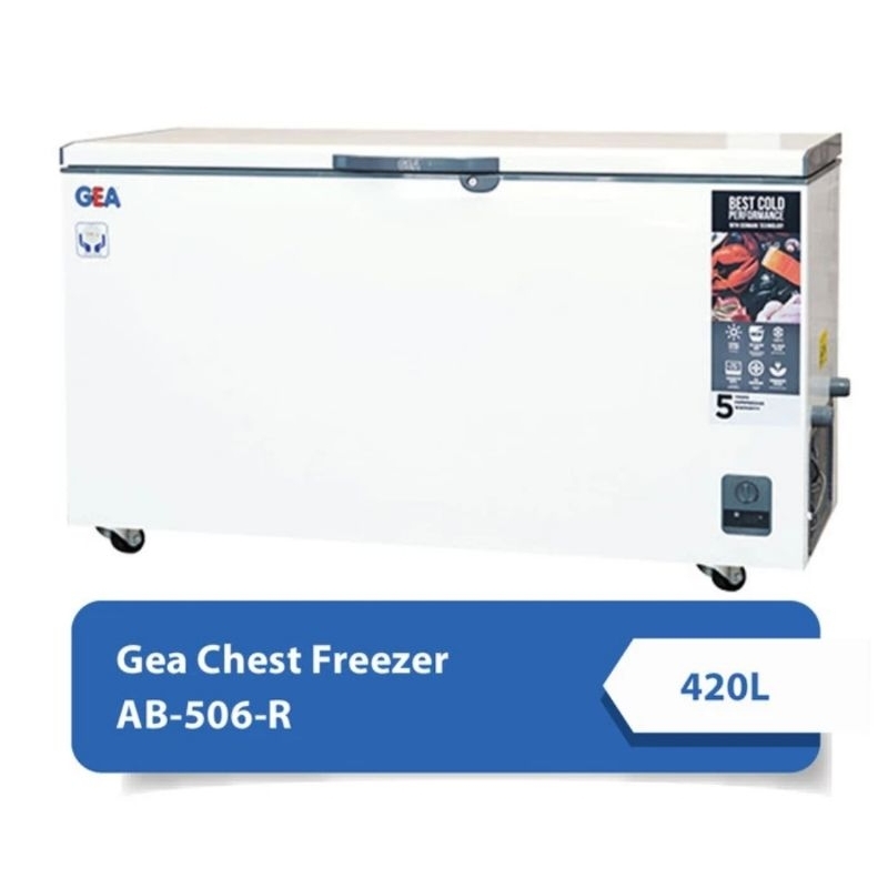 BOX FREEZER GEA 420LITER AB-506R CHEST FREEZER GEA 420 LITER BOX FREEZER GEA AB506R