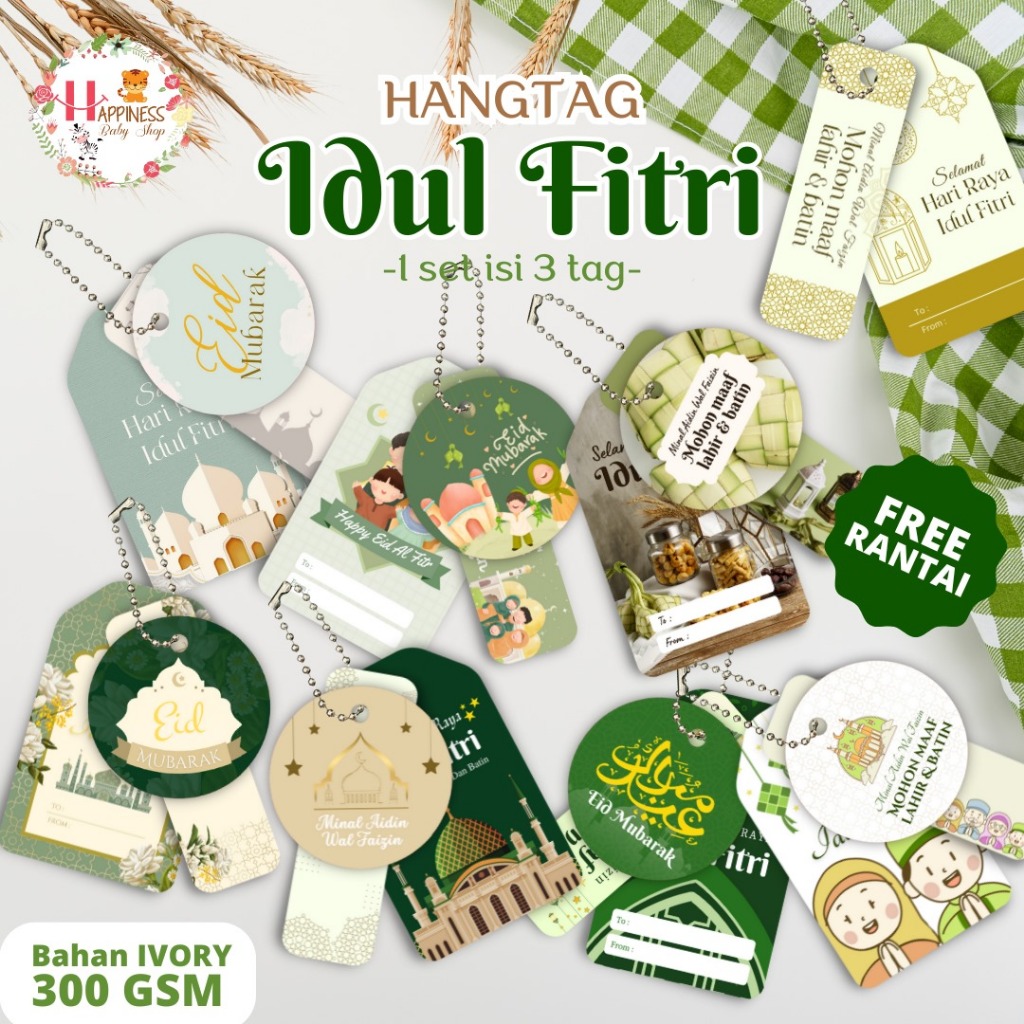 

Hang Tag Souvenir Natal Christmas / Hang Tag Kue Natal Christmas / Imlek / Sincia / Lebaran / by Happiness