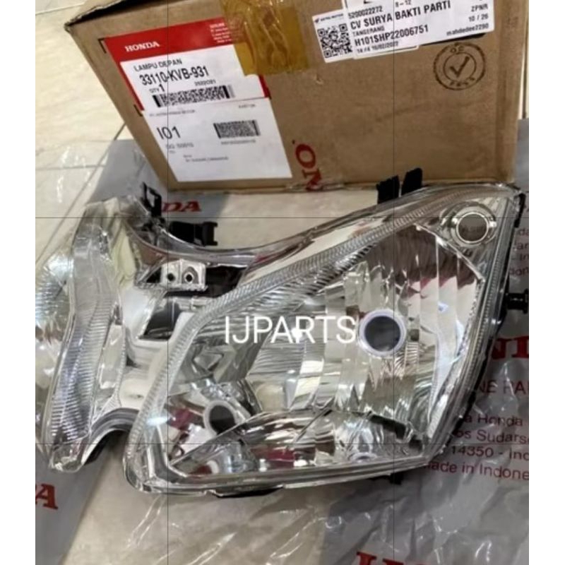 REFLEKTOR LAMPU DEPAN VARIO KARBU 110 CW ORIGINAL AHM 1000%