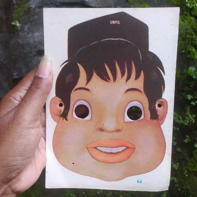 MAINAN ANAK JADUL TOPENG SI UNYIL ORIGINAL TAHUN 80 AN  KOLEKSI MAINAN ANAK JADUL LAWAS ASLI