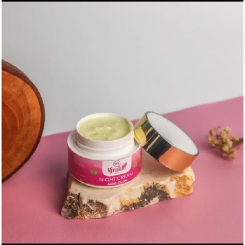 cream malam acne glow nr rjskin glow sudah berpom NA 18210110434