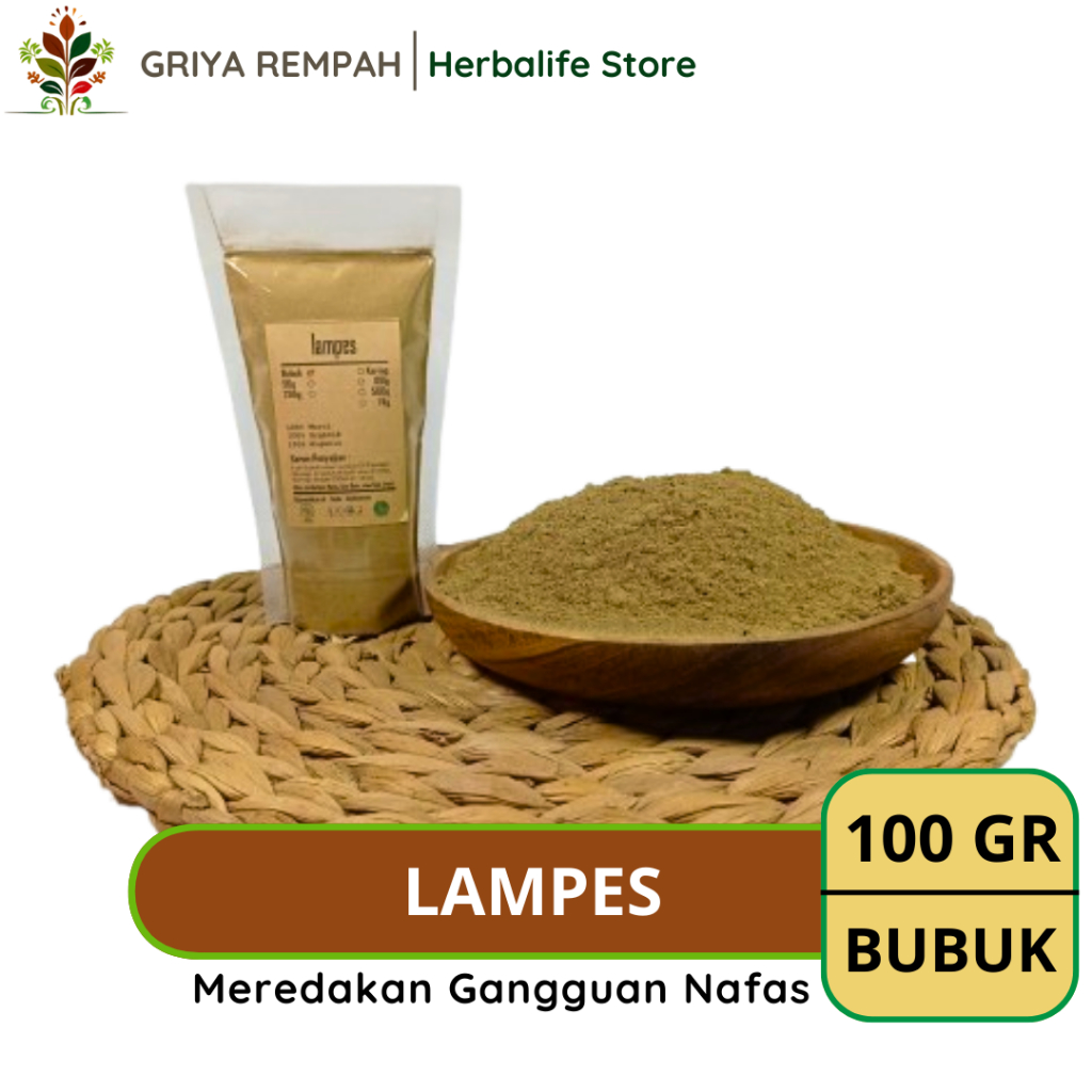 

LAMPES BUBUK 100 GRAM Klampes Rempah Herbal Simplisia Alami untuk Kesehatan & Ramuan Kering Jamu Tradisional Ocimum basilicum Kemangi Hutan