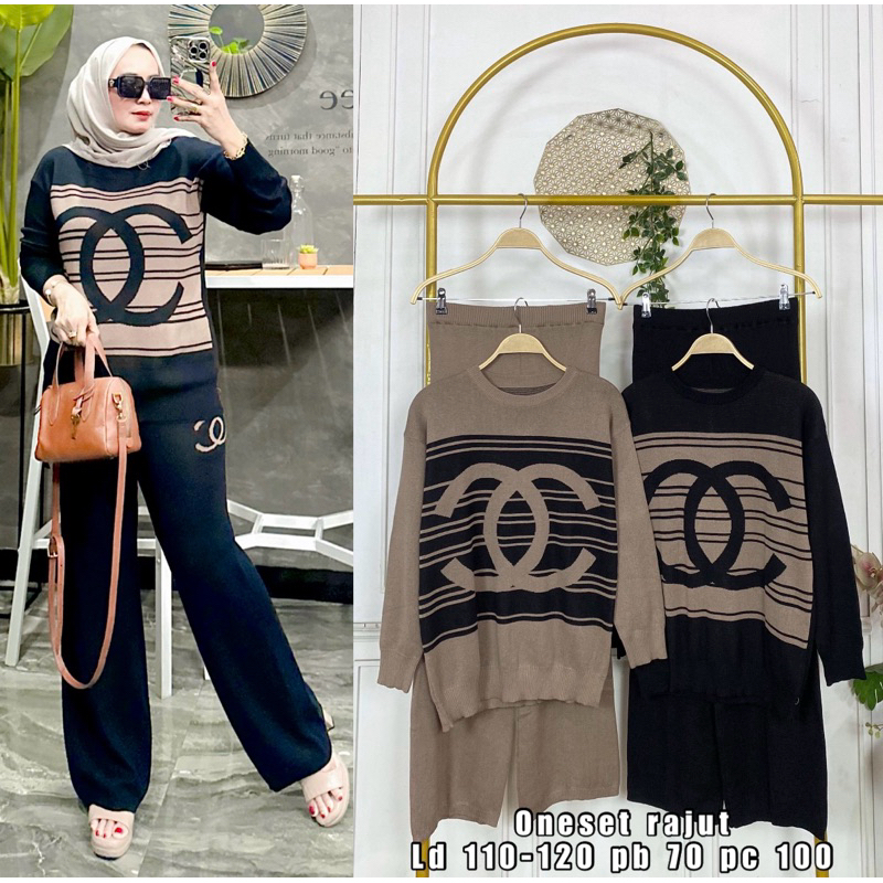 setelan celana wanita rajut import setcel wanita setelan rajut wanita