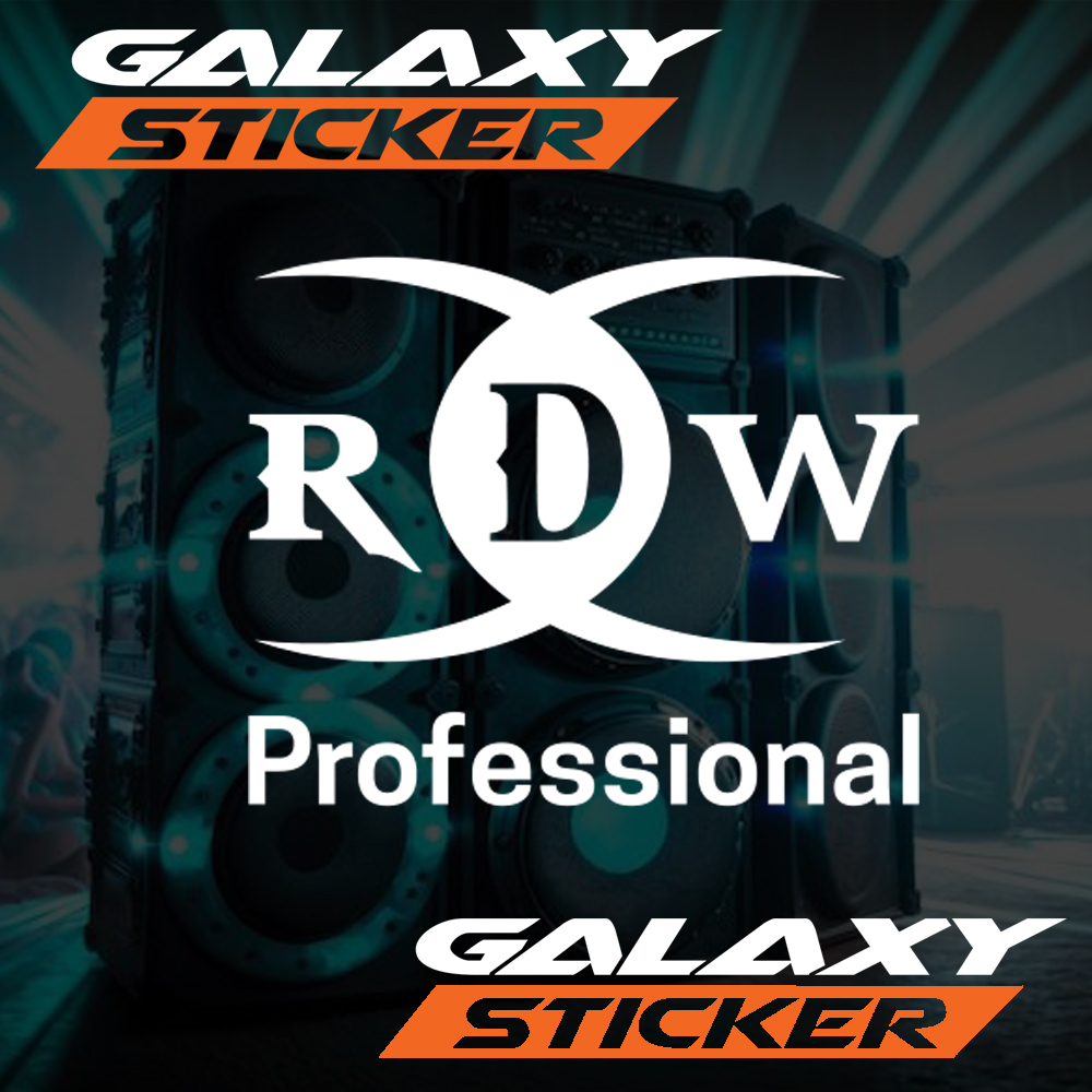 

cutting sticker label hardcase sound system rdw.stiker variasi box audio RDW