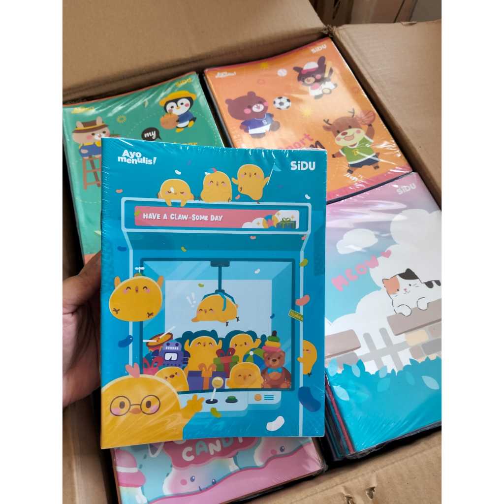 

BUKU TULIS 38 PER PACK / BUKU TULIS SIDU 38-25 / BUKU TULIS SIDU 38