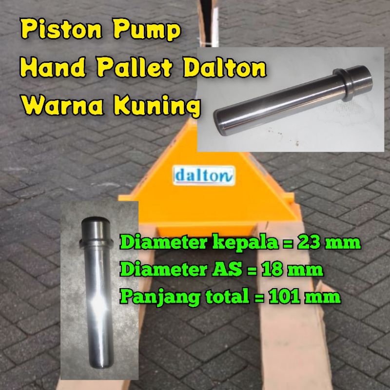 Piston Pump Plunger untuk Hand Pallet Dalton Kuning