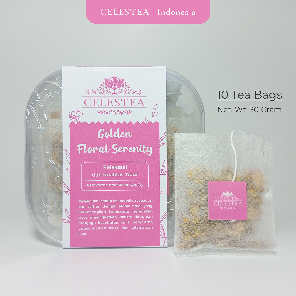 

Celestea Golden Floral Serenity 10 Tea Bags 30 Gram