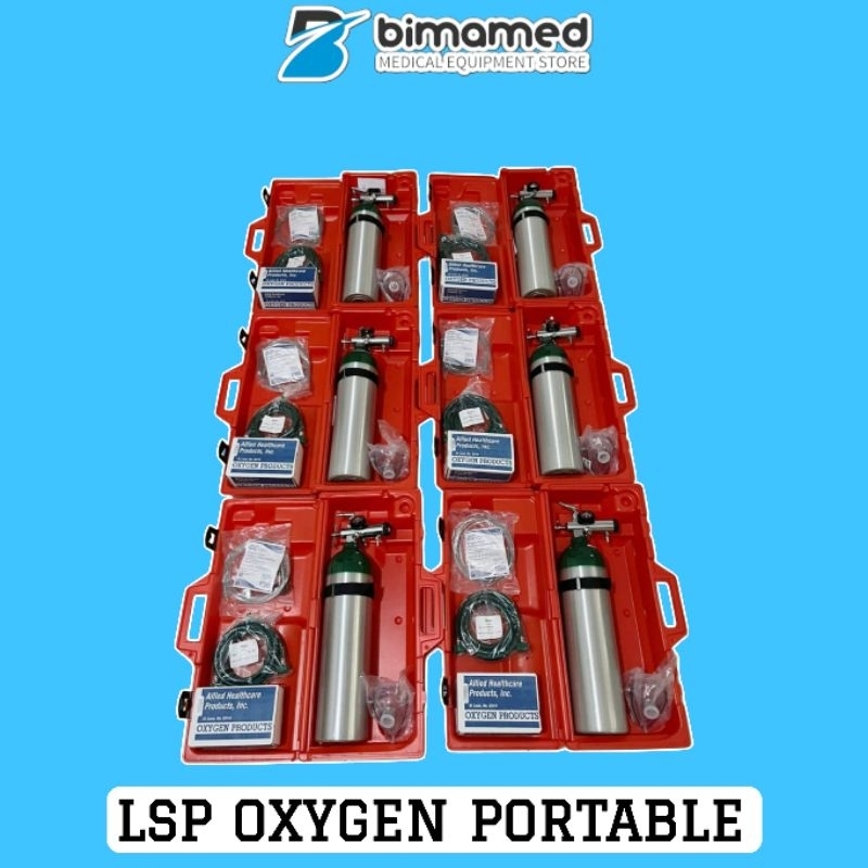 Oxygen Portable Resusitation set / Lsp Oxigen Portabel Resusitasi Life Suport