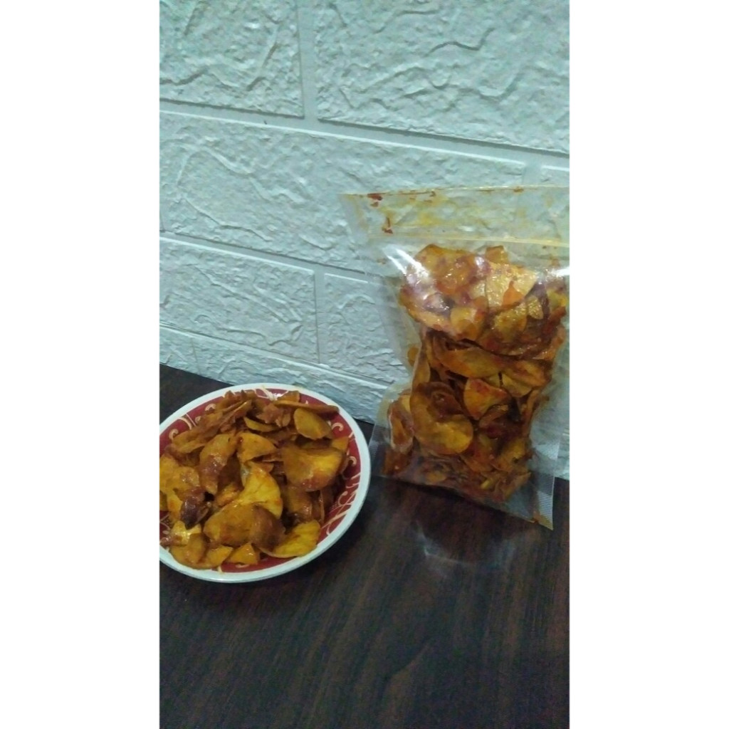 

KERIPIK SAMBAL UBI ENAK, PEDAS MANIS, RENYAH, GURIH , DIJAMIN HALAL 250GR 500 GR 1000 GR