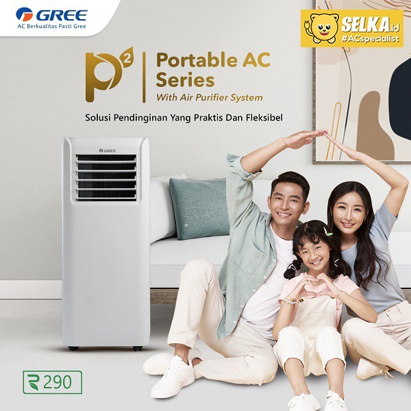 AC GREE GPC-09P2 AC PORTABLE 1/2 PK STANDARD