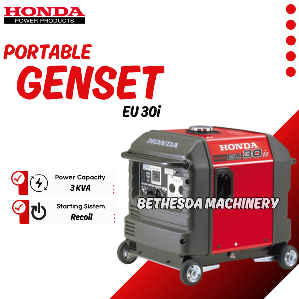 Genset Honda 2.400Kw type EU 30is