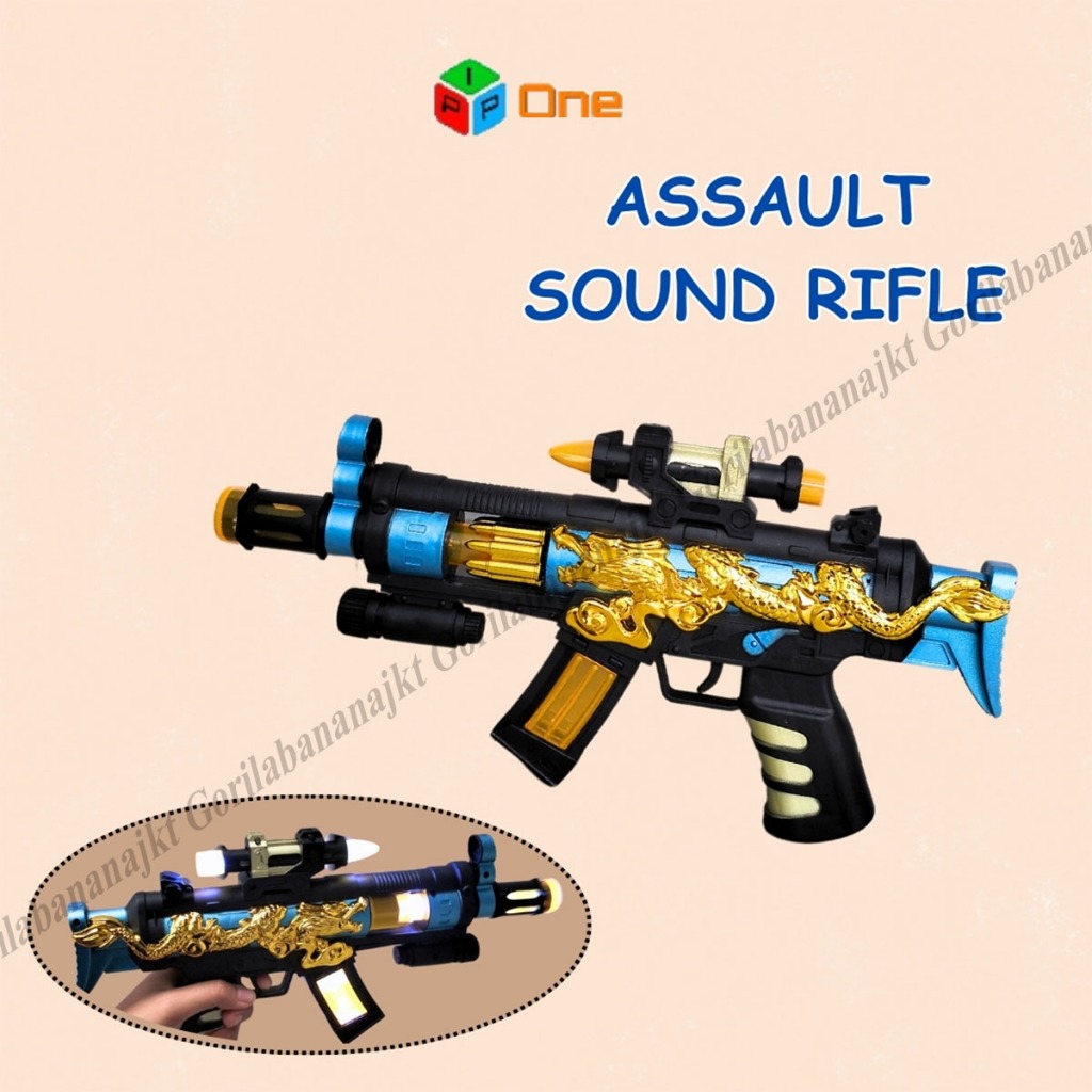 Pistol Elektrik Mainan dengan Lampu dan Suara Getaran untuk Anak