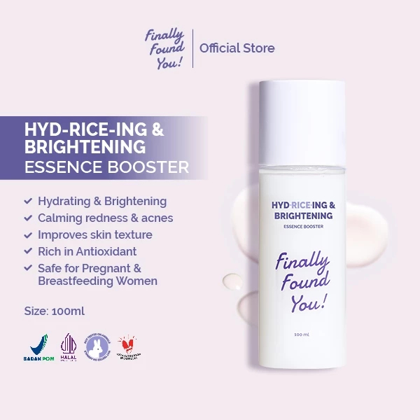 Finally Found You HYDRICEING & BRIGHTENING Essence Booster Toner 100mL || Mencerahkan || Menenangkan