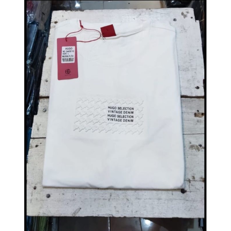 Kaos HUGO SELECTION Vintage Denim – Simpel & Elegan_Luzey's
