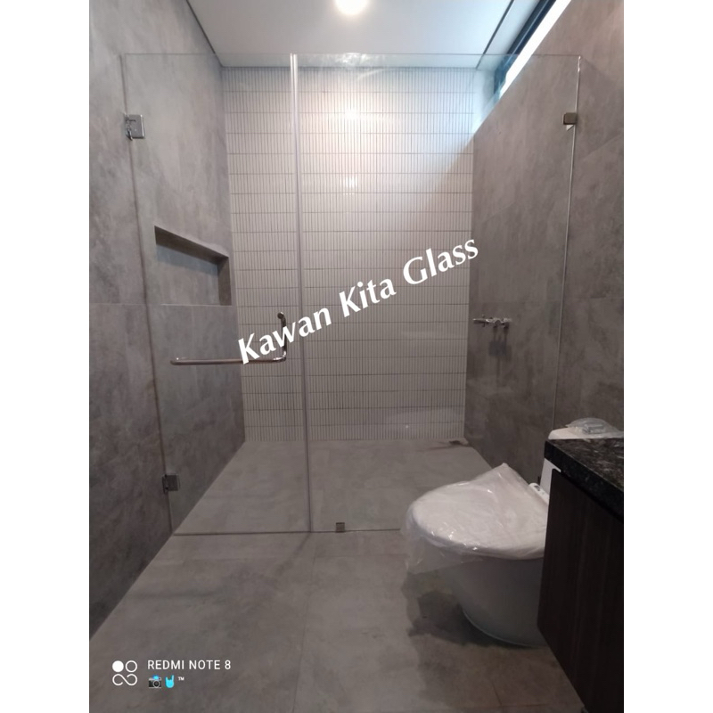 pintu kaca kamar mandi / kaca kamar mandi atao shower screen atao shower box kamar mandi /
