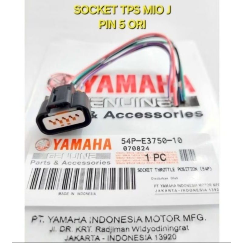 Soket tps maqs 5 pin Mio J Mio GT Fino f1 NMAX AEROX new original