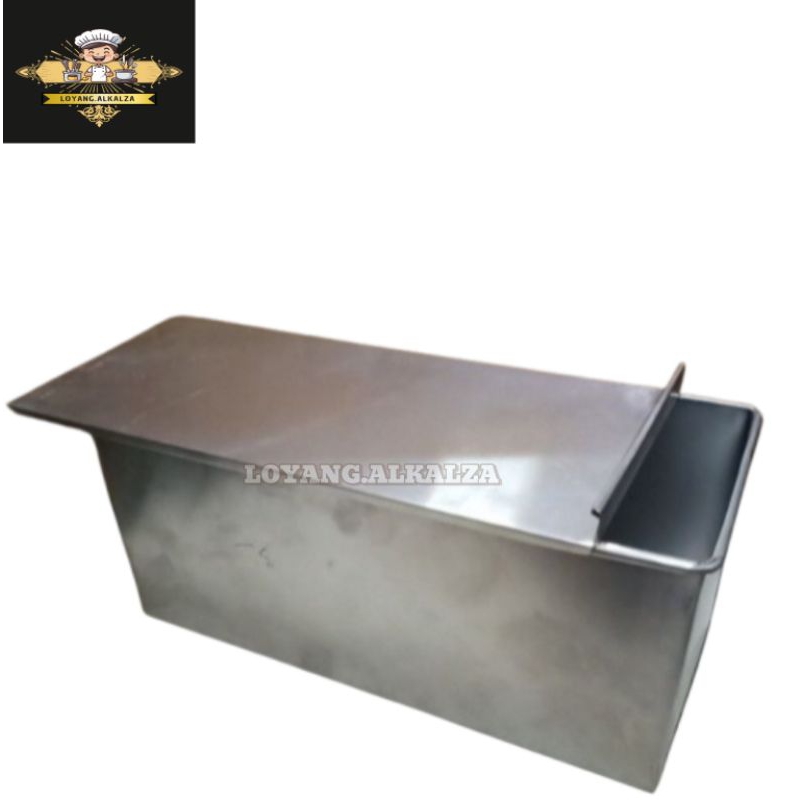 loyang roti tawar menggunakan tutup UK 20x10 22x11