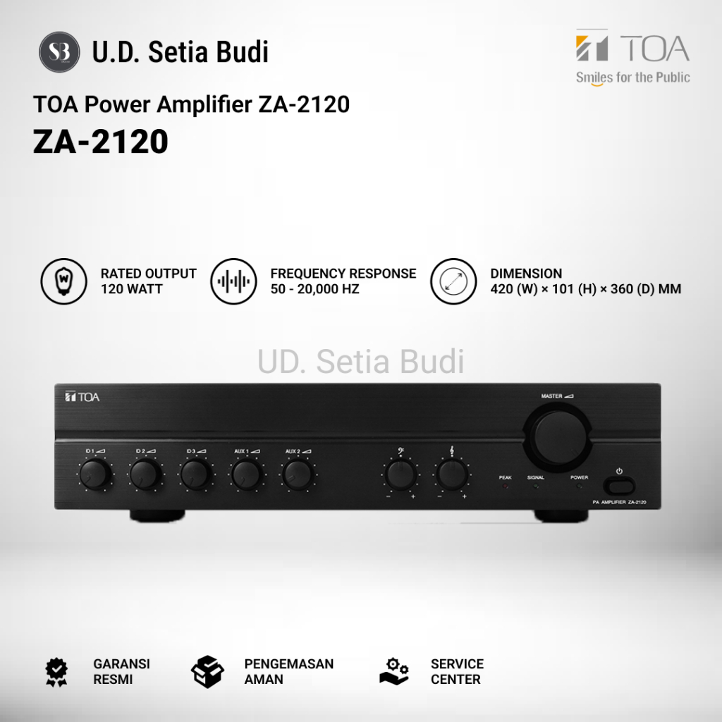 TOA Power Amplifier ZA-2120