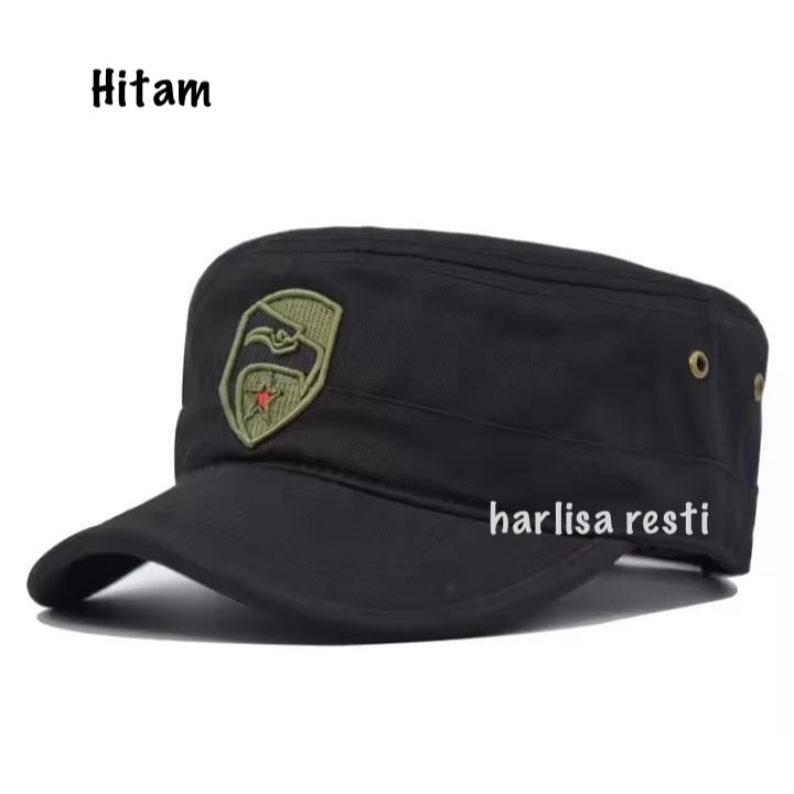 Topi komando head caps logo GARUDA topi pria distro topi korea dewasa cowok cewek dewasa