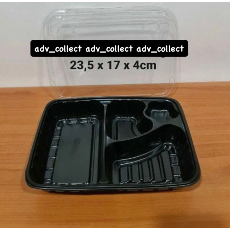 #JVC4MB2 MIKA BENTO 4 SEKAT TERMURAH SETANGERANG SEJAKARTA SEJABODETABEK MIKA HITAM CATERING MAKANAN