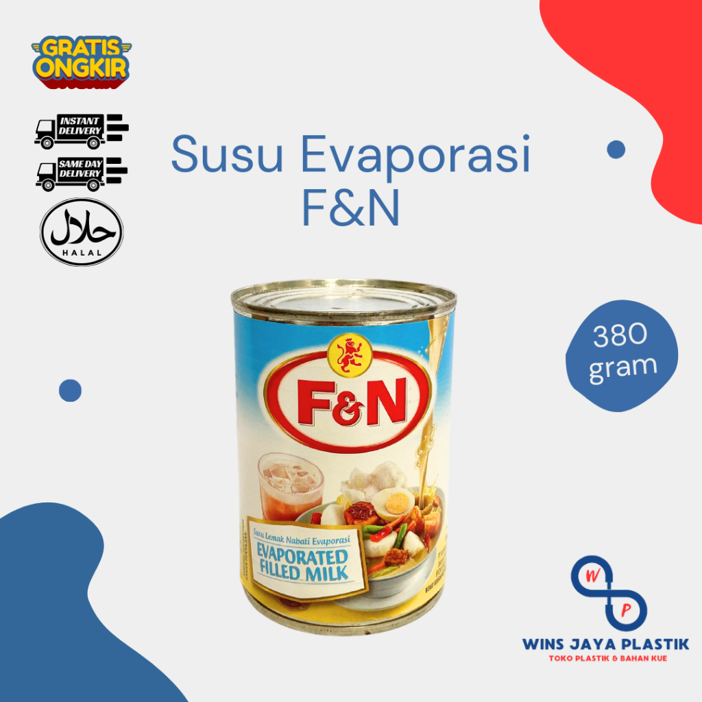 

F&N Susu Evaporasi 380 gram | Evaporasi FN | Kaleng