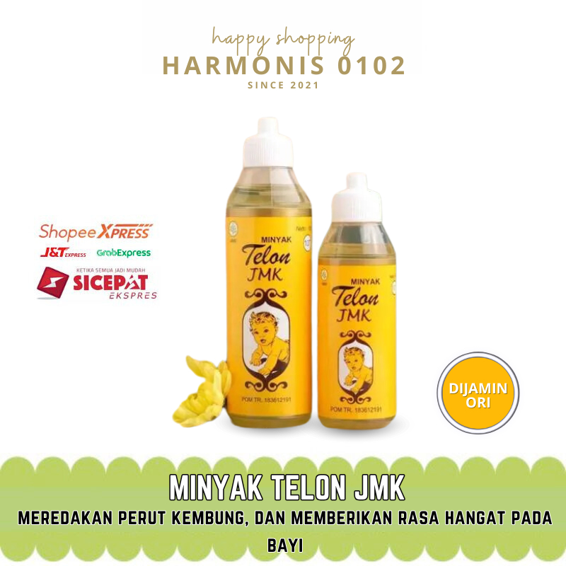 Minyak Telon Bayi JMK 100ml - 60ml ( ASLI Warisan Nyonya Meneer ) 100 / 60 ml