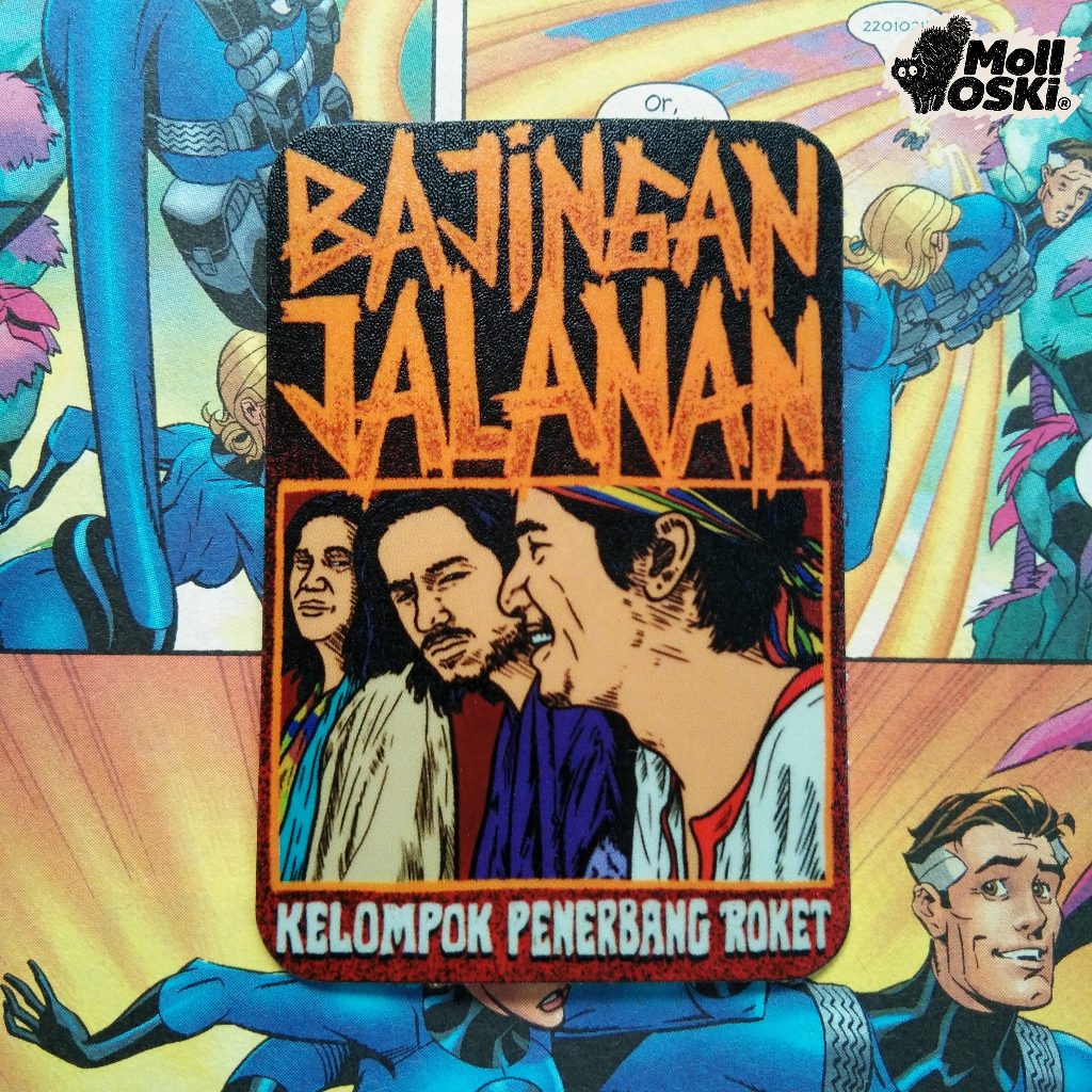 

molloski - Sticker Kelompok penerbang roket / b@jingan jalanan - Edisi sticker band / Sticker Musik / Sticker Lagu / Sticker Skena