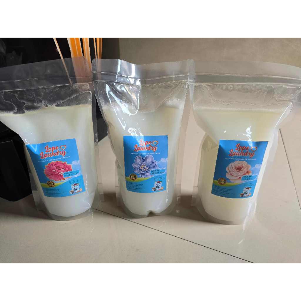 [COD] Pouch Parfum Pewangi Laundry 1 Liter Anti Bacterial | Parfum Laundry Tahan Lama | Pelicin Paka