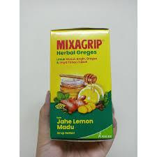 

MIXAGRIP HERBAL GREGES RASA JAHE LEMON MADU SIRUP HERBAL 15 ML