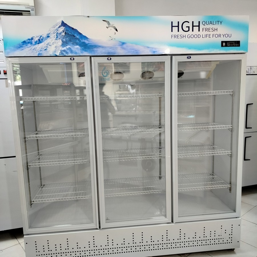 Showcase Chiller Kulkas Pendingin 3 Pintu - BWE Royalstar