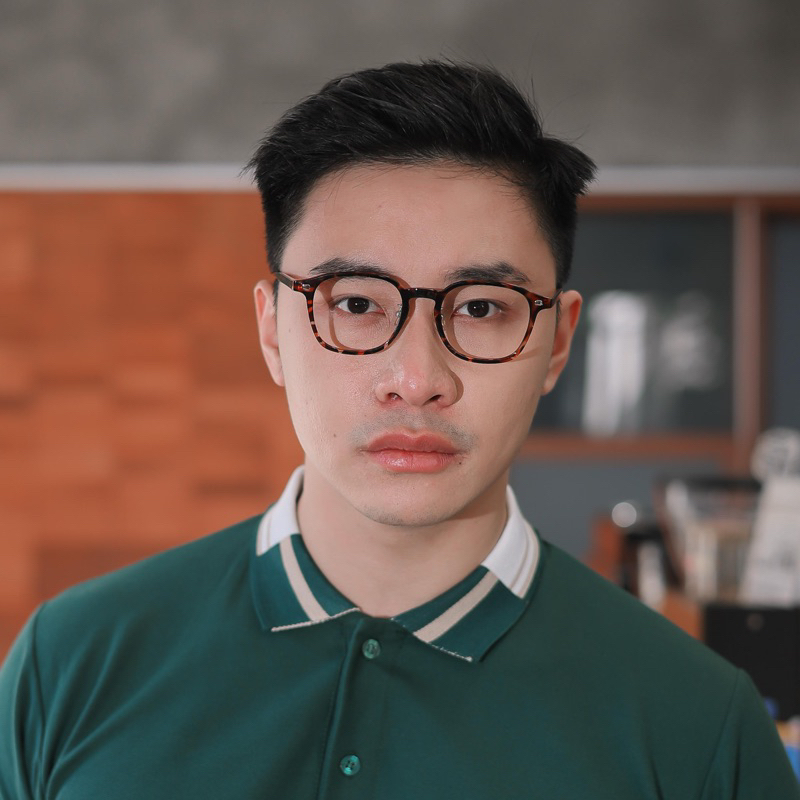 Vascka Eyewear - Frame Bingkai Kacamata Melvin Eyeglasses / Kacamata Bold Tebal Kotak Kokoh Unisex W