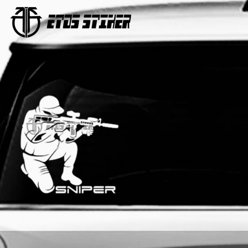 Sticker Stiker SNIPER stiker cutting sniper stiker mobil motor