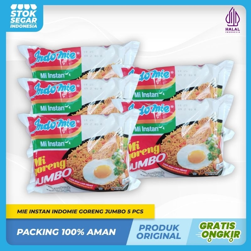 

Mie Instan Indomie Goreng Jumbo 5 pcs