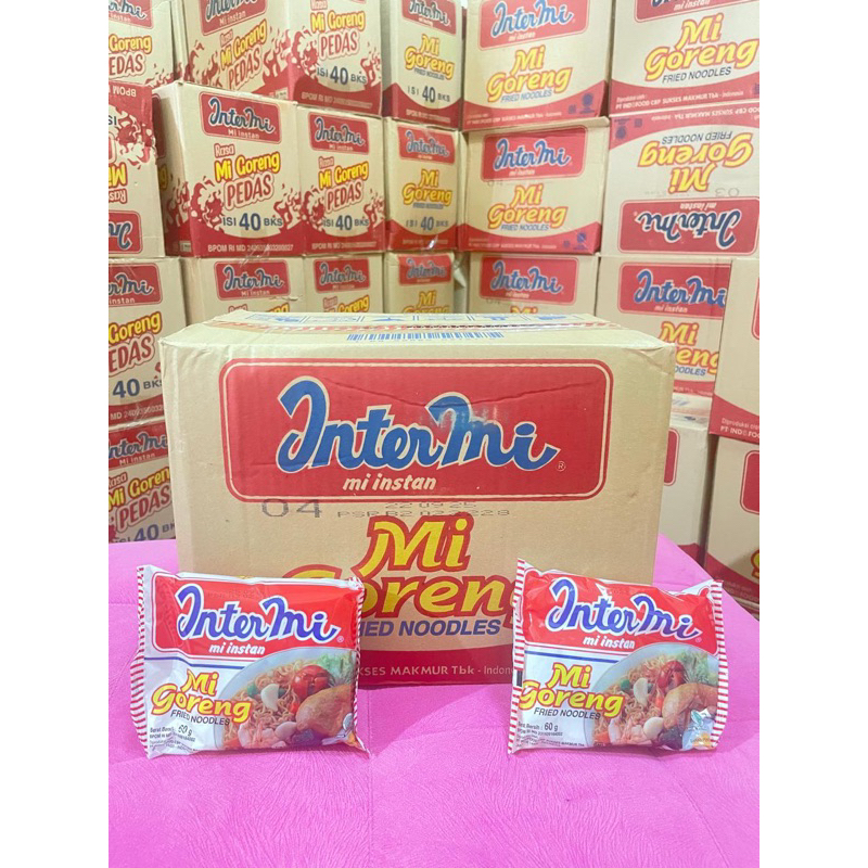 

Intermi Mie Goreng 1 Dus isi 40 bungkus