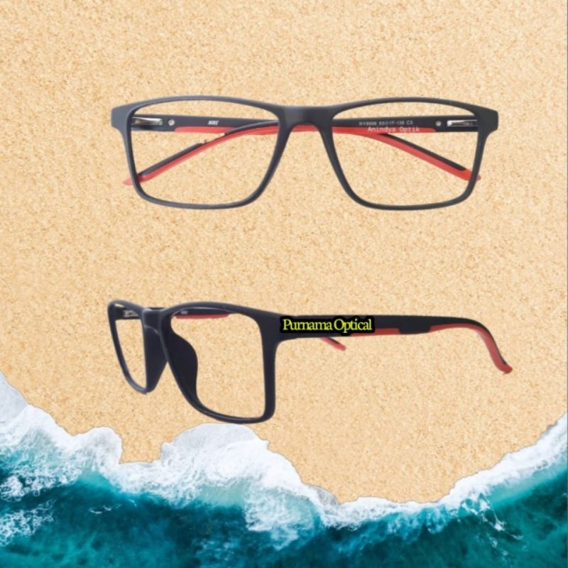 Kacamata Sport Pria Wanita trendy frame 9906