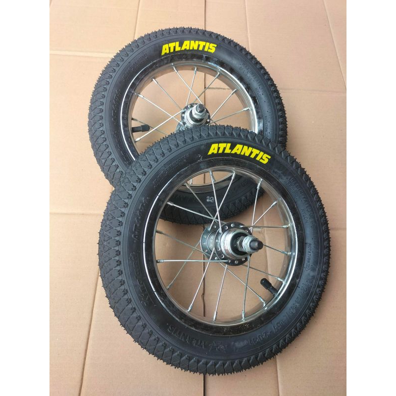 Pelek sepeda anak 12 inches besi sepasang