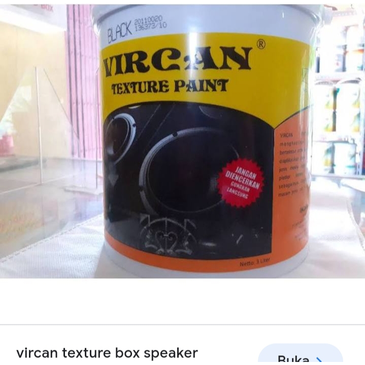 cat vircan 6 kg warna hitam black
