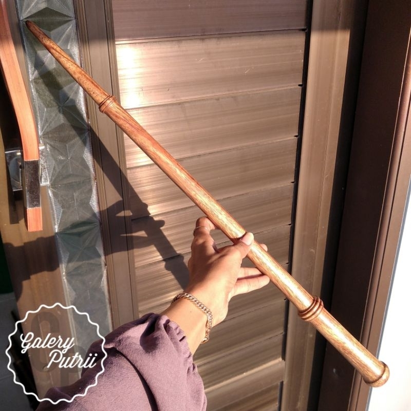 ( 55cm - 60cm ) Tongkat komando kayu gaharu