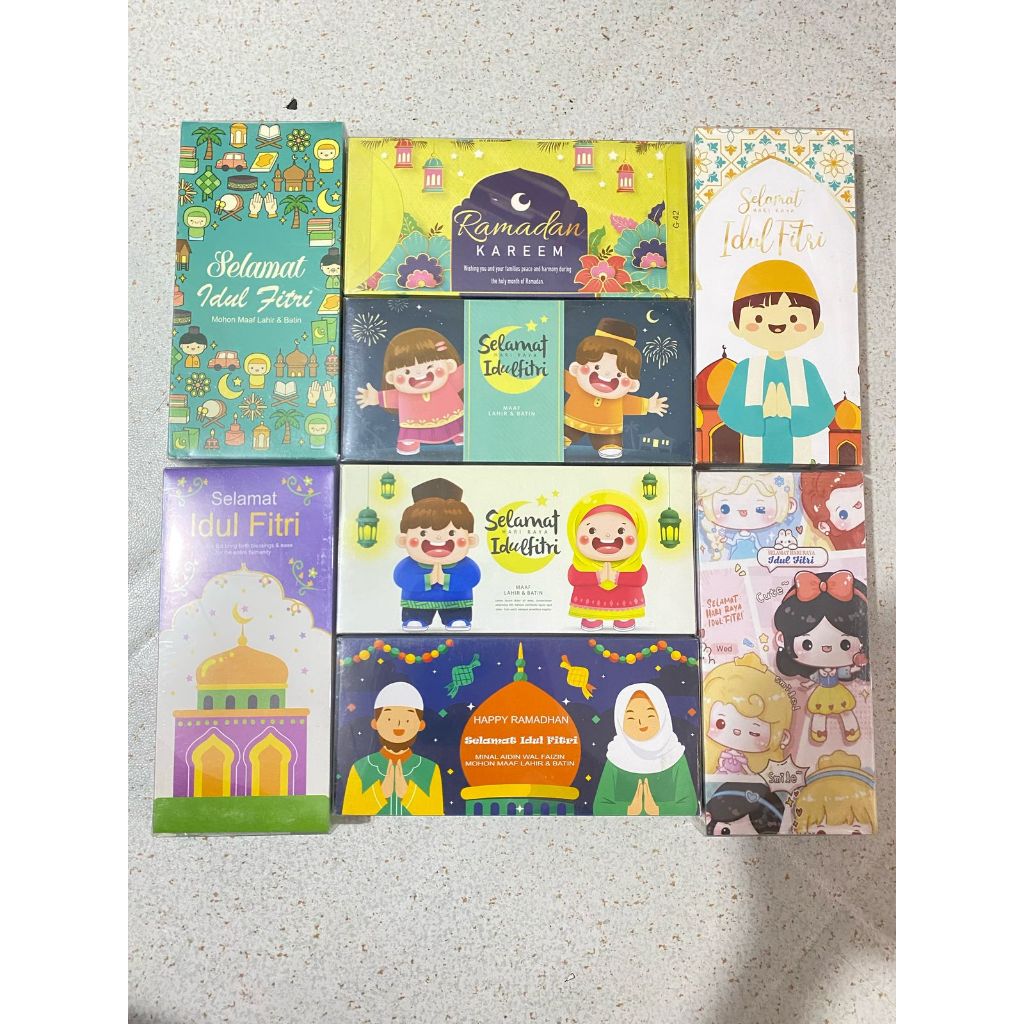 

Amplop Lebaran Premium (ISI 50PCS) Desain 2025 Berbagai Tema Angpau Idul FItri Panjang