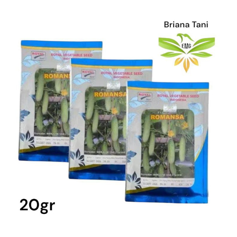 Romansa F1 20gr Benih Timun Royal Seed