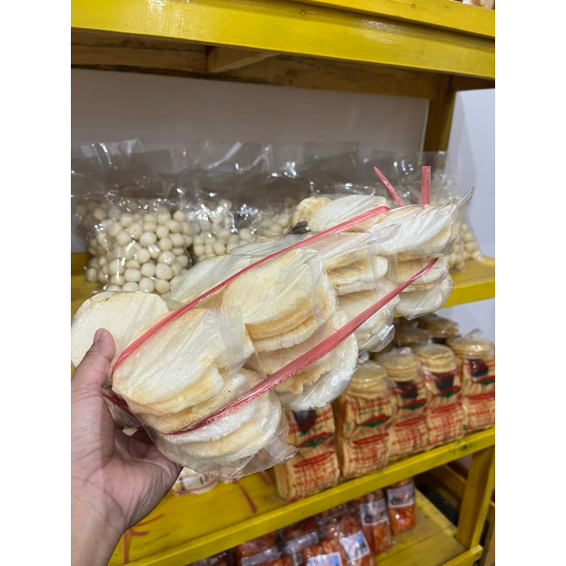 

PROMO paket hemat 4 bungkus kerupuk kempalang bangka