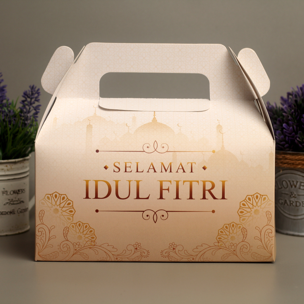 

GABLE BOX LEBARAN || BOX HAMPERS || BOX LEBARAN || Ukuran 22x11x11 cm || PRINT OD