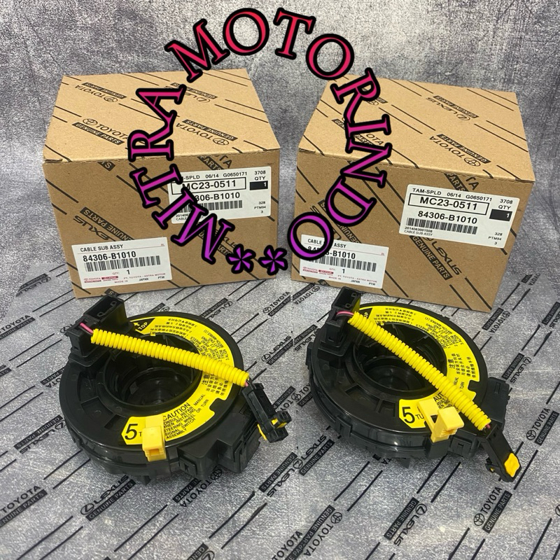 Cable Sub Assy/Kabel Spiral Klakson Toyota All New Avanza/Veloz/Agya/Ayla 84306-B1010 1Pcs